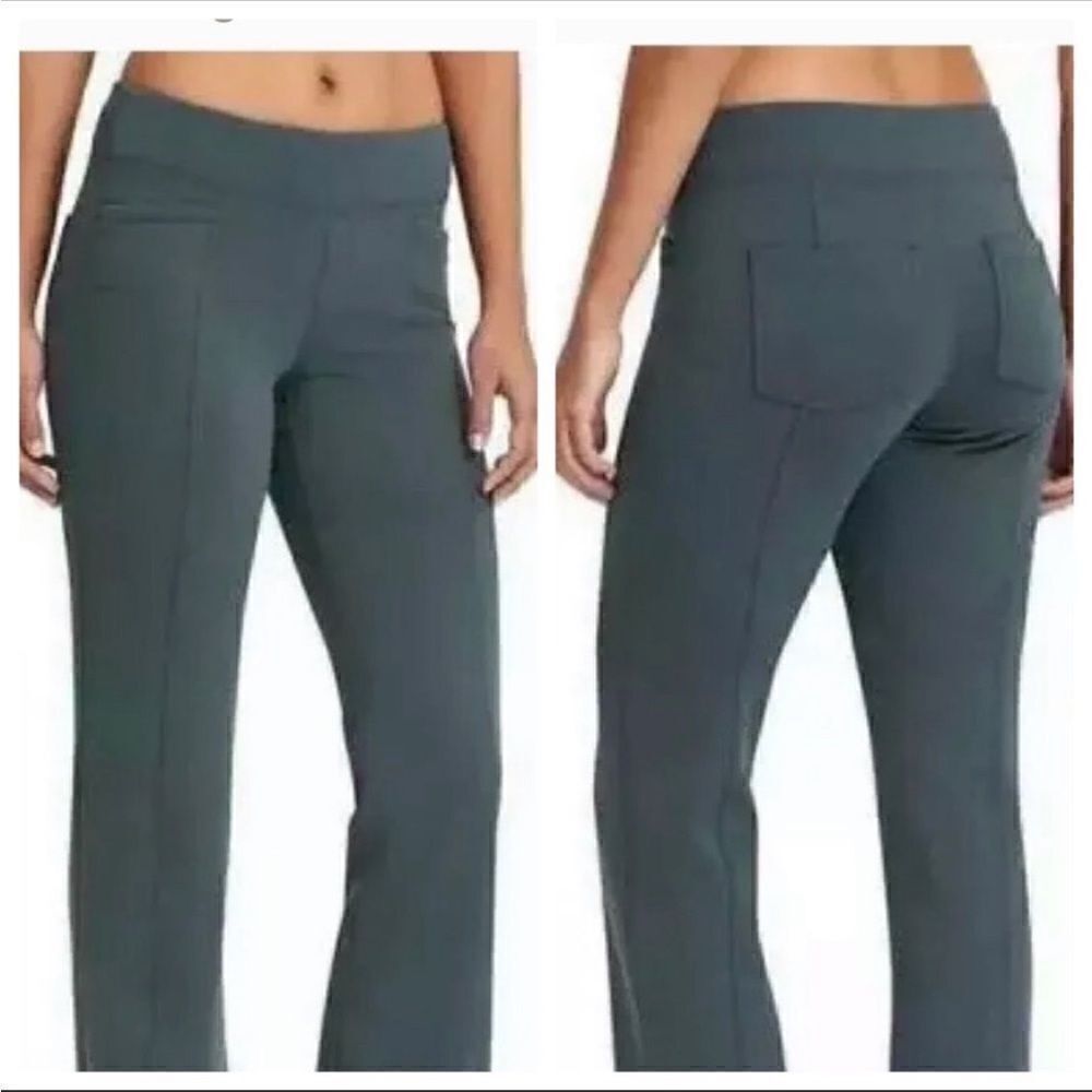 Athleta Grey Tech Stretch Metro Pants
